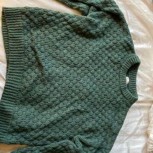 green sweater, a new day, from target, size medium never worn